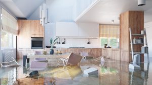 Überschwemmung der Küche